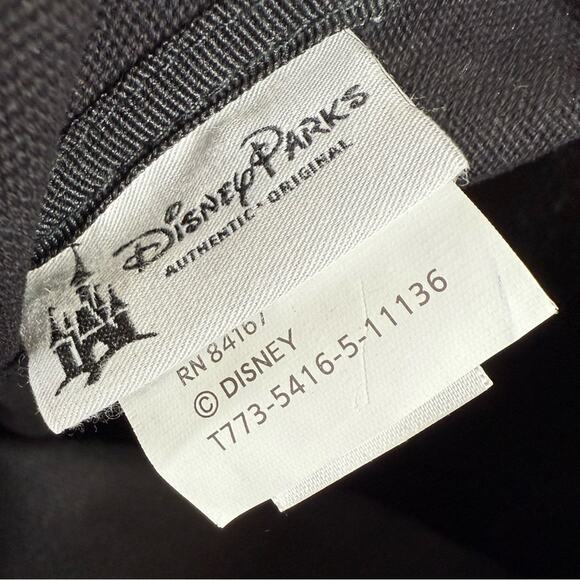 Disney Parks Mickey Mouse Black with Metallic Gold Sparkle Canvas Tote Bag - Picture 4 of 5